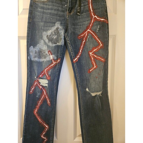 Jeans Size 14 Youth New with Tags RSO One of a Kind - Picture 2 of 10